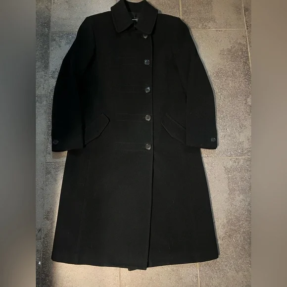 Club Monaco Black Lambswool and Cashmere Coat. Size M. EUC - Picture 8 of 15